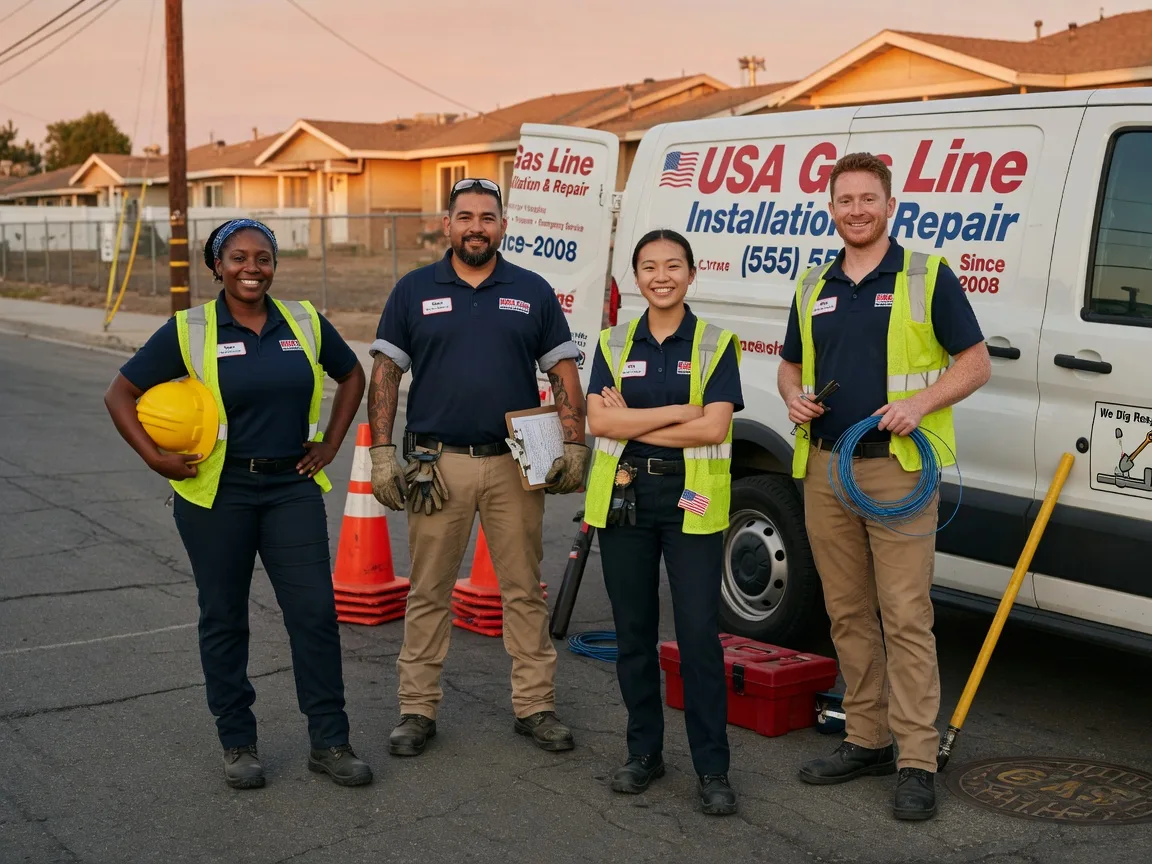 Gas Line Installation company in Wilton, ND
